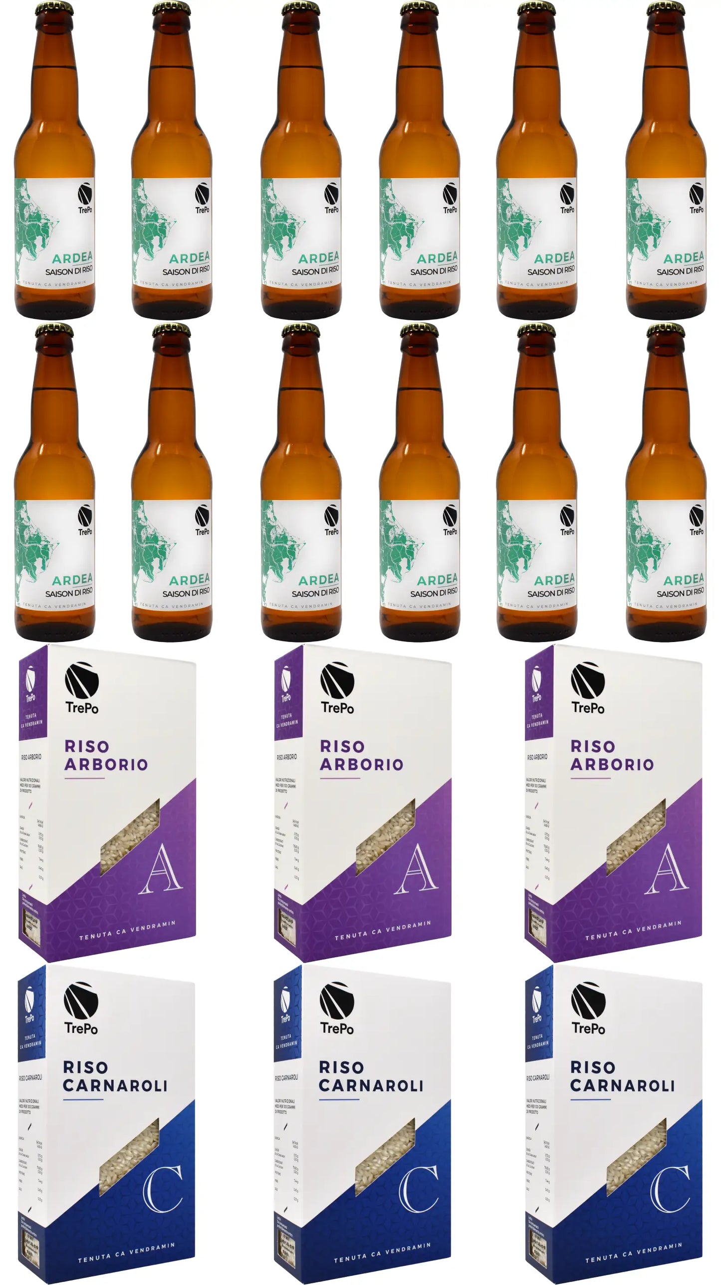 12xArdea 33cl + 3xArborio + 3xCarnaroli