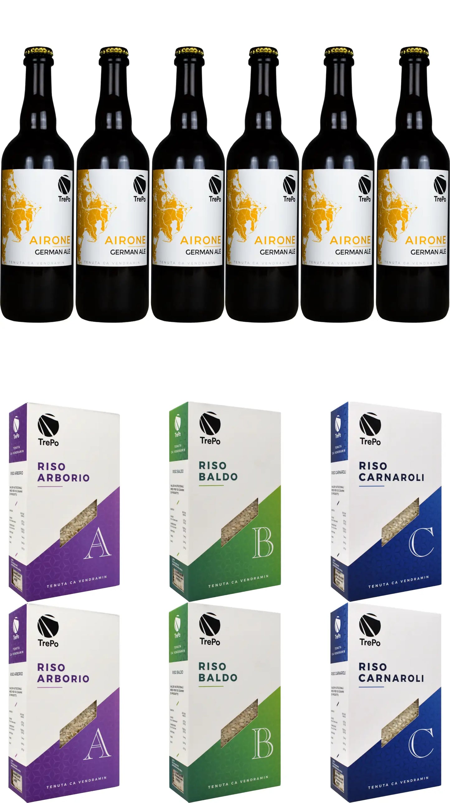 6xAirone 75cl + 2x Arborio-Baldo-Carnaroli