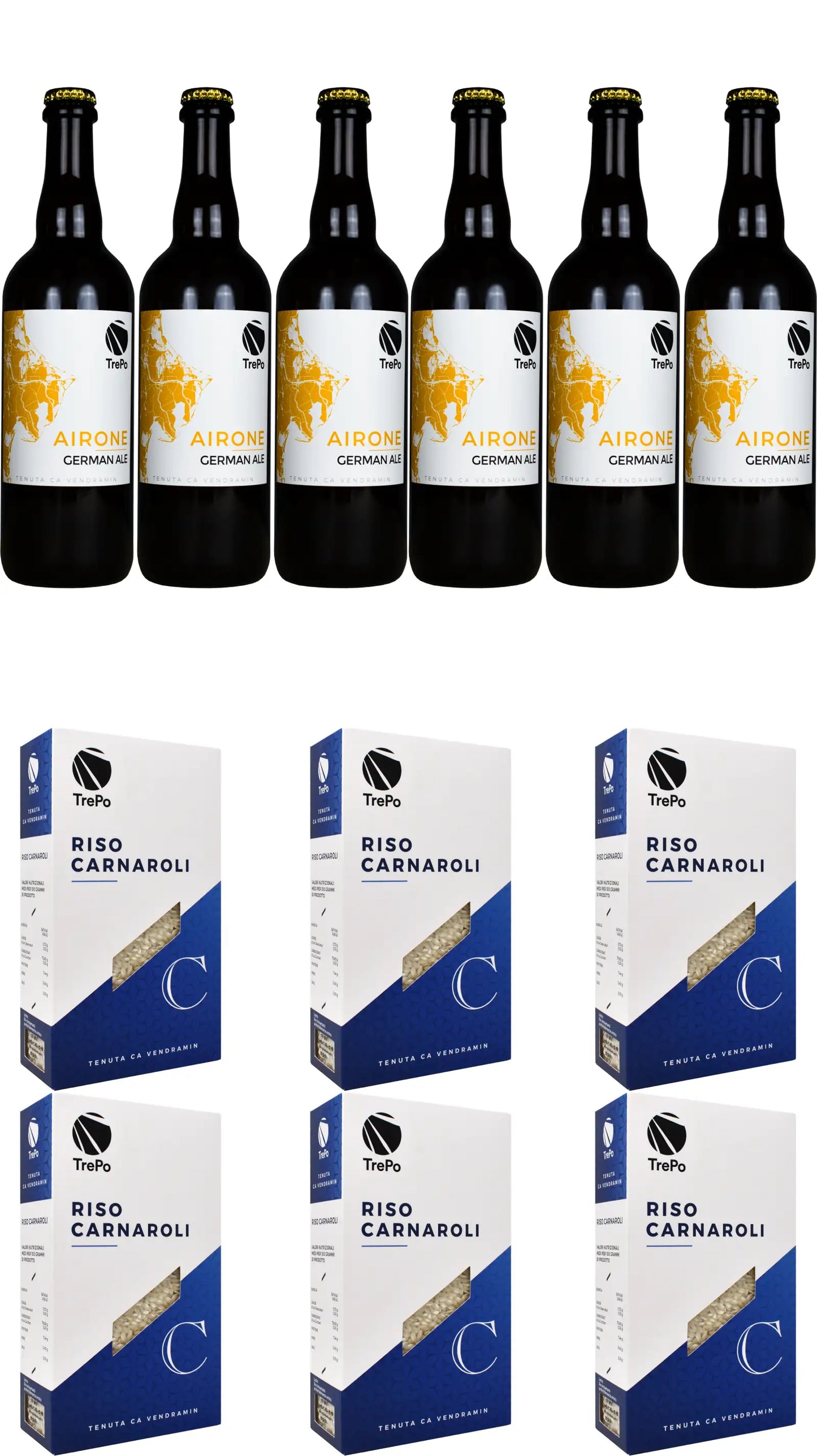 6xAirone 75cl + 6xCarnaroli