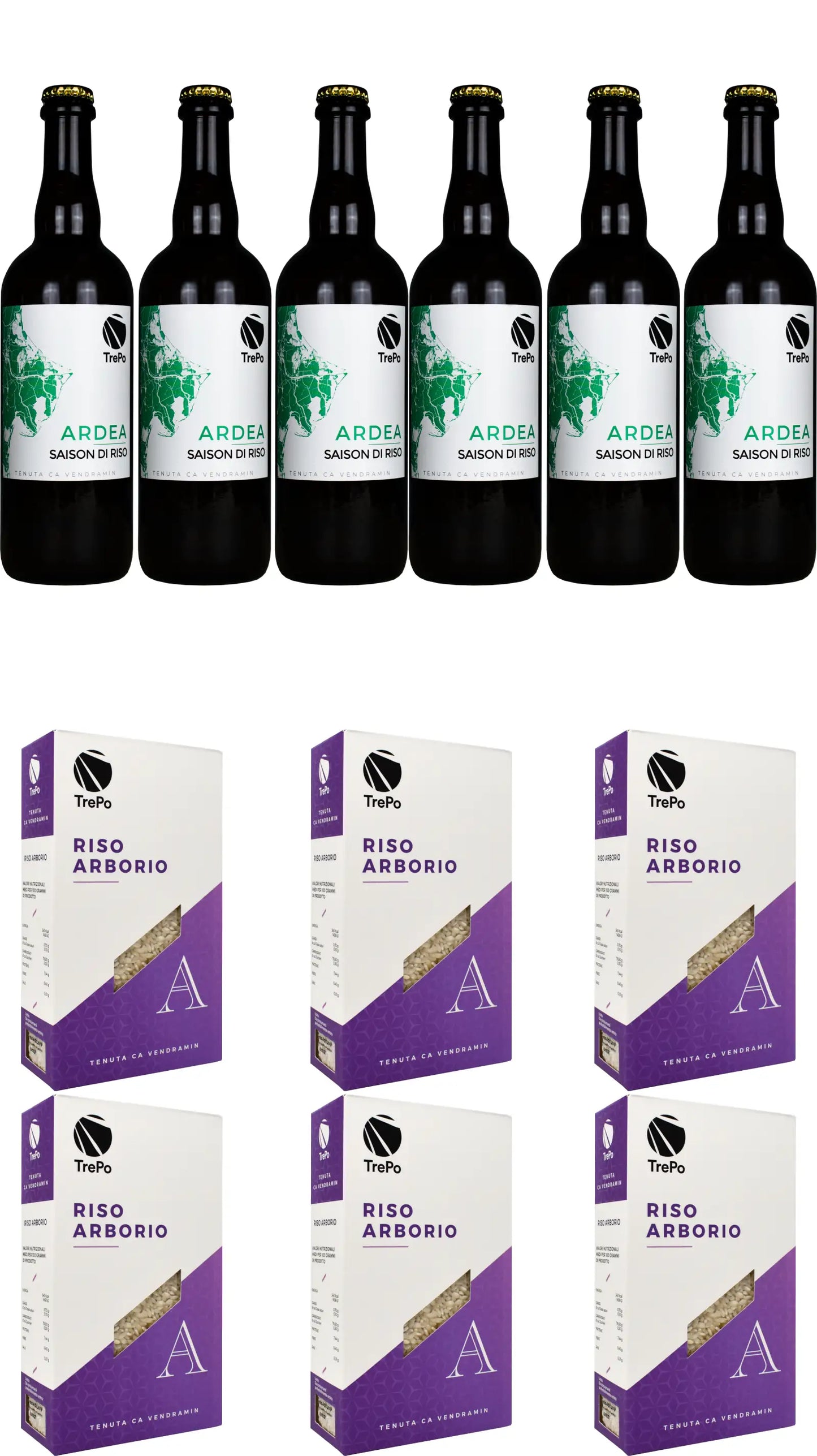 6xArdea 75cl + 6xArborio