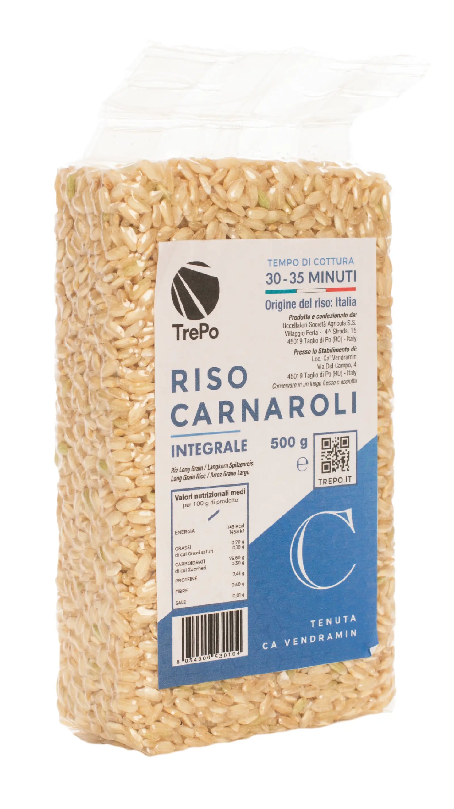 Riso Carnaroli Integrale 500g
